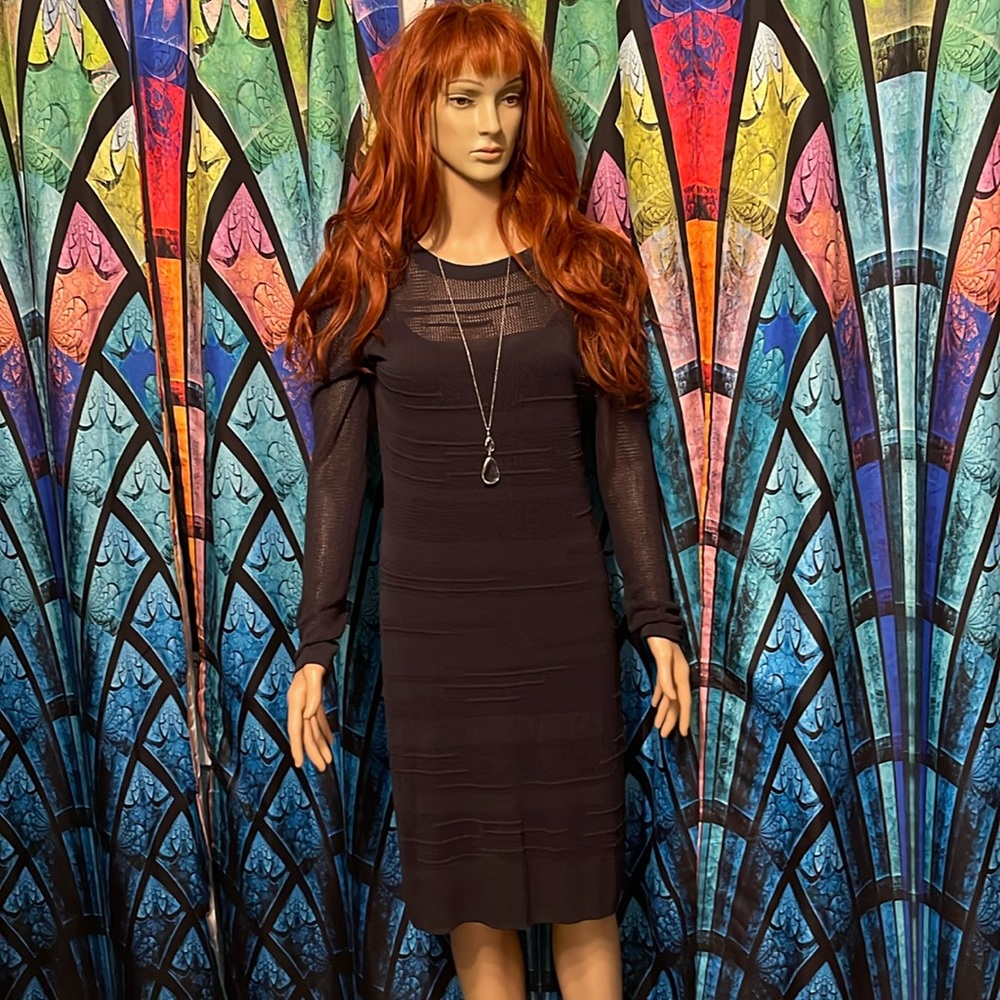 Dress Blue Black Color